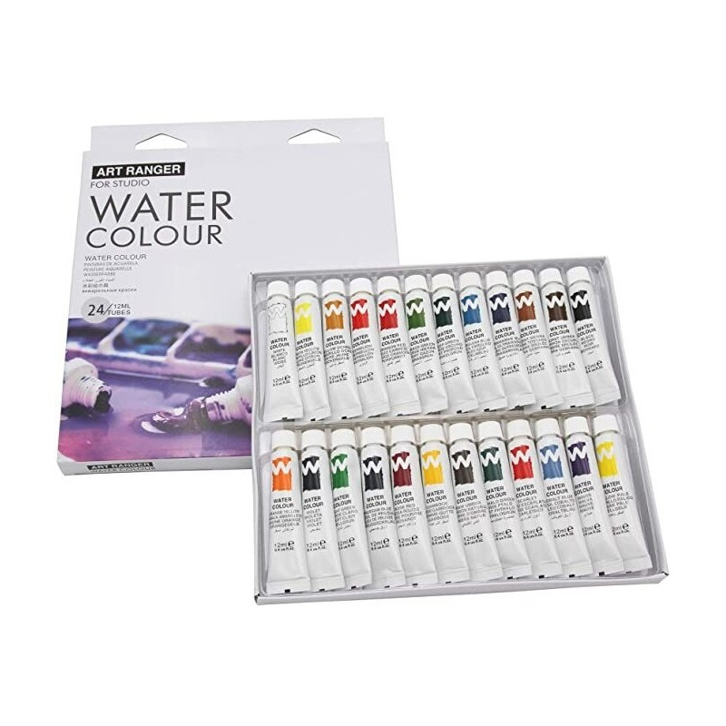 Magi-wap Acuarele 24 Culori în Tub | Set Complet
