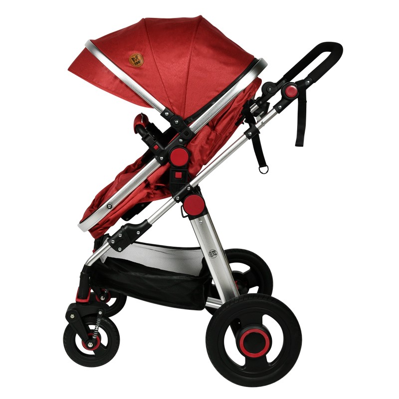 Carucior 2 in 1 Buf Boof S-18 Red Reversibil - imagine 7