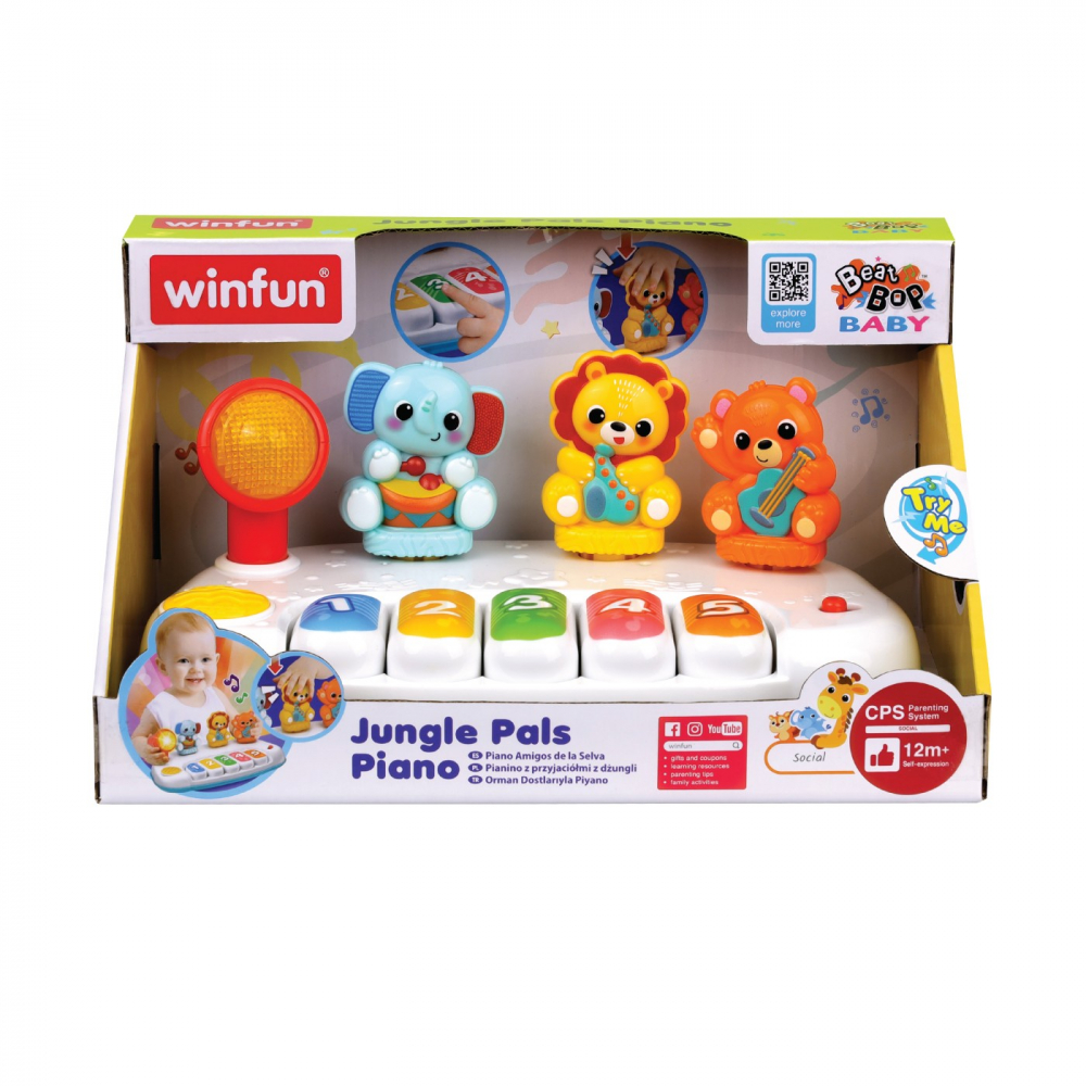 Winfun Pian cu Animăluțe Interactiv