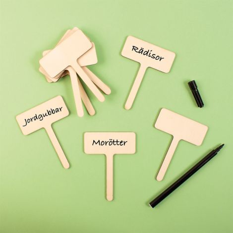 Etichete Lemn Playbox | Set 10 Buc Gradinita - imagine 2