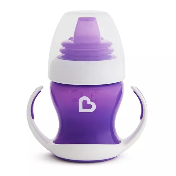 Cana de tranzitie Munchkin Gentle, 118 ml, Purple - imagine 5