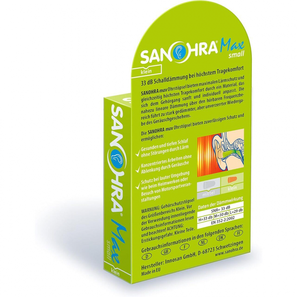 Dopuri urechi Sanohra copii 3+ SNR 33dB Portocaliu - imagine 6