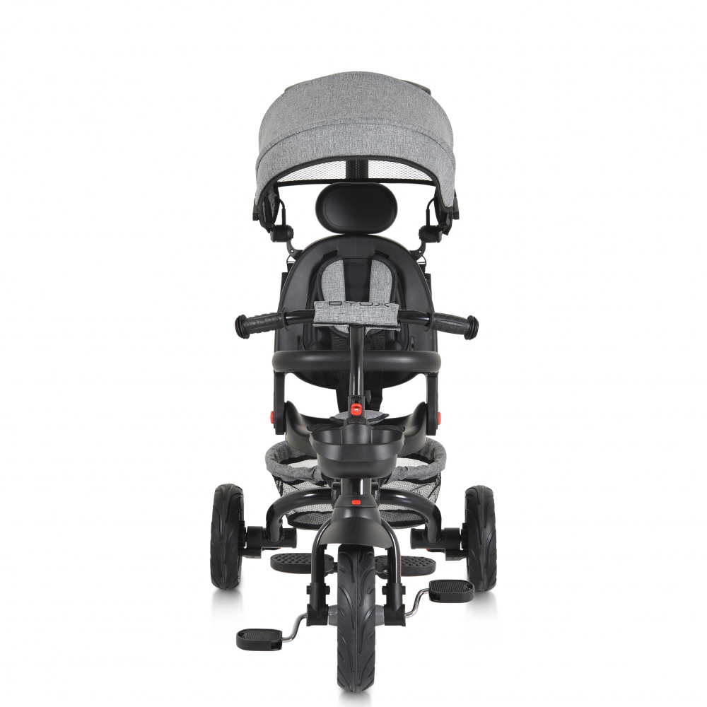 Tricicleta Byox Explore Grey, Pliabila cu Scaun Rotativ - imagine 11