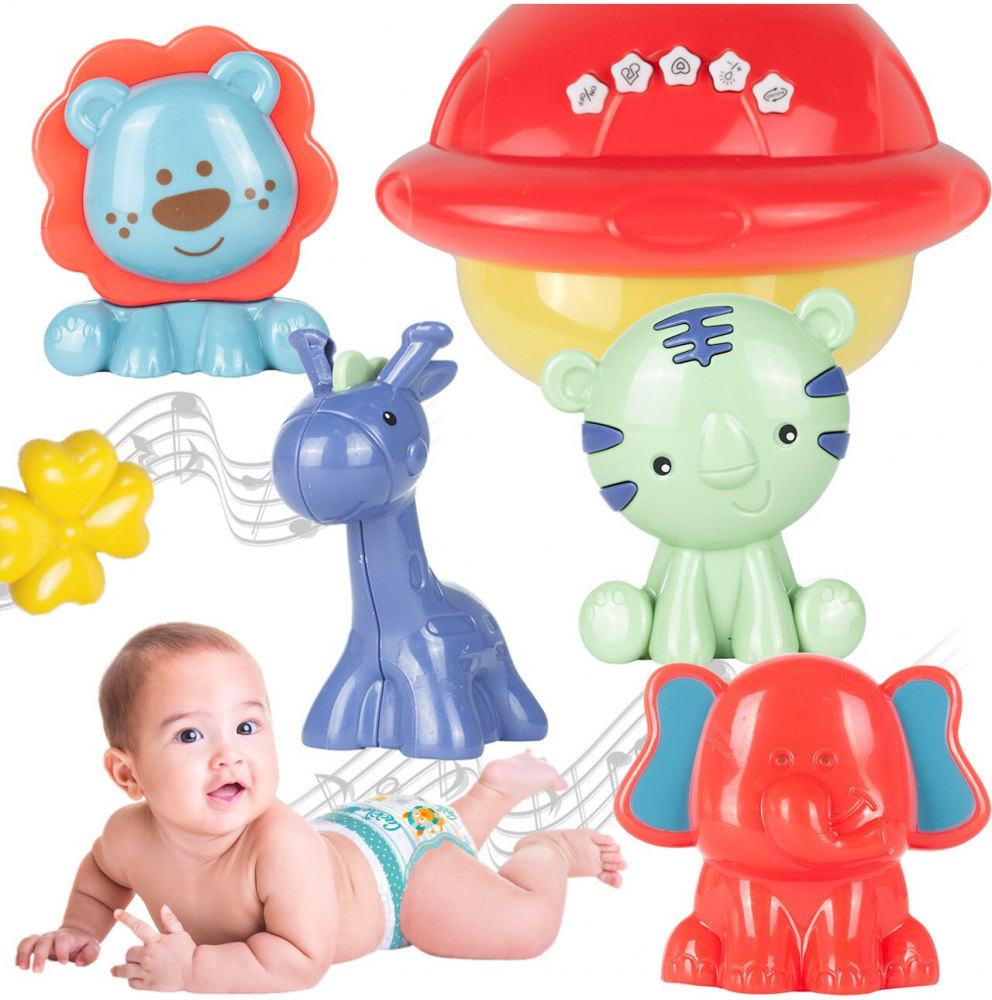 Carusel Muzical Patut Malplay cu Proiector - imagine 4