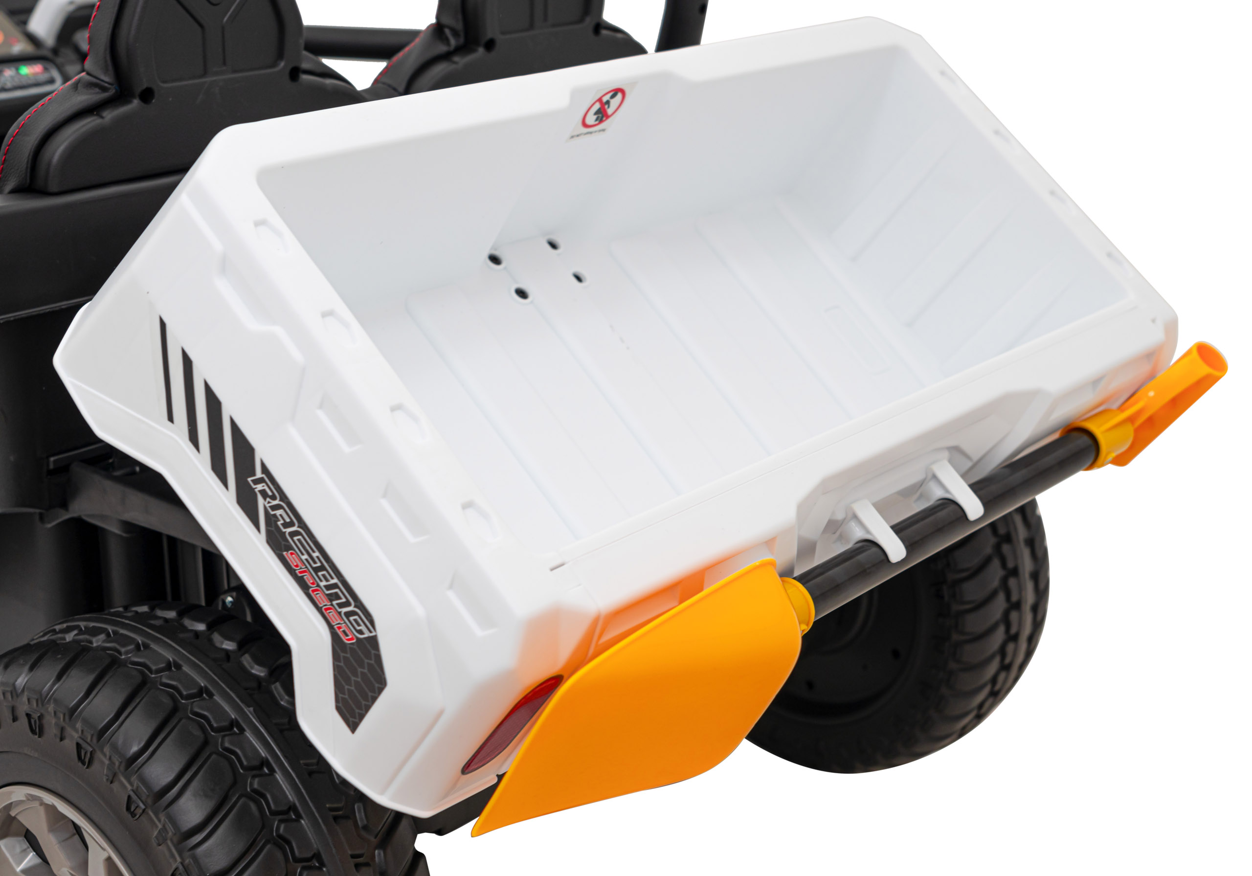 Masinuta Electrica 4x4 Pick Up Alb | Autokids - imagine 5