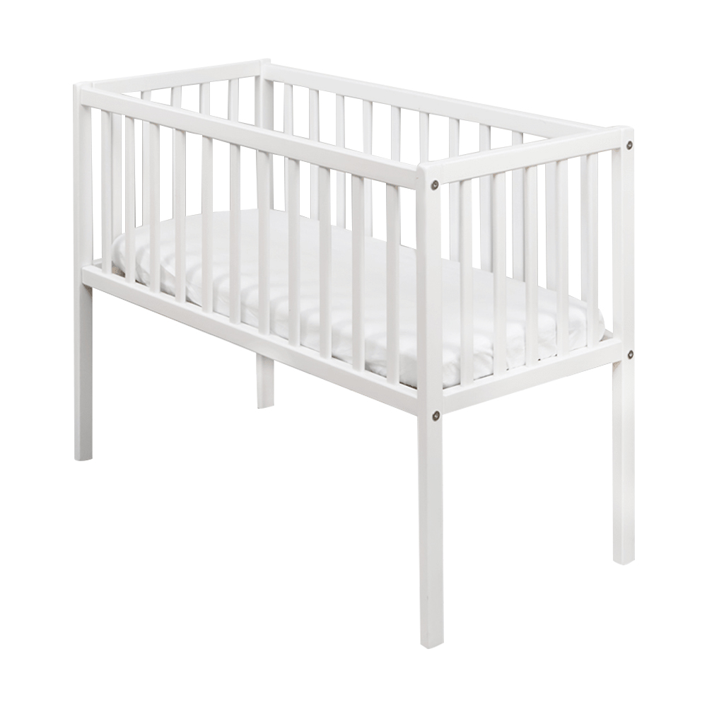 Patut Co-sleeping Woodies Classic Alb - Siguranta pentru Bebe - imagine 10