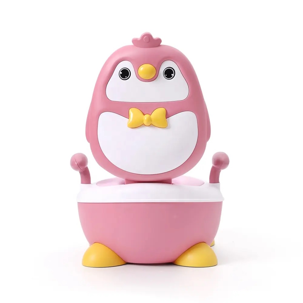 Olita Little Mom Pink Penguin cu design ergonomic