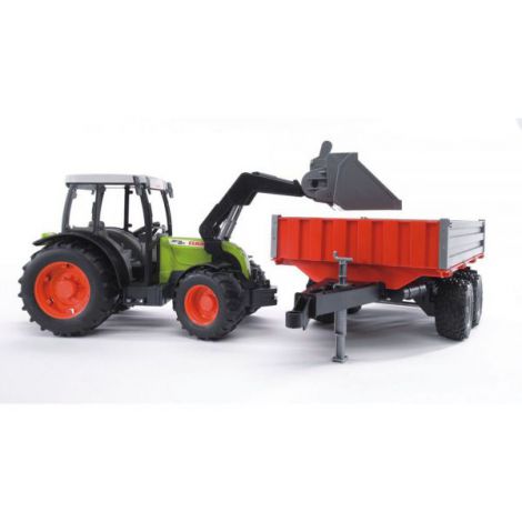 Bruder Tractor Claas cu Remorcă Basculabilă - imagine 2