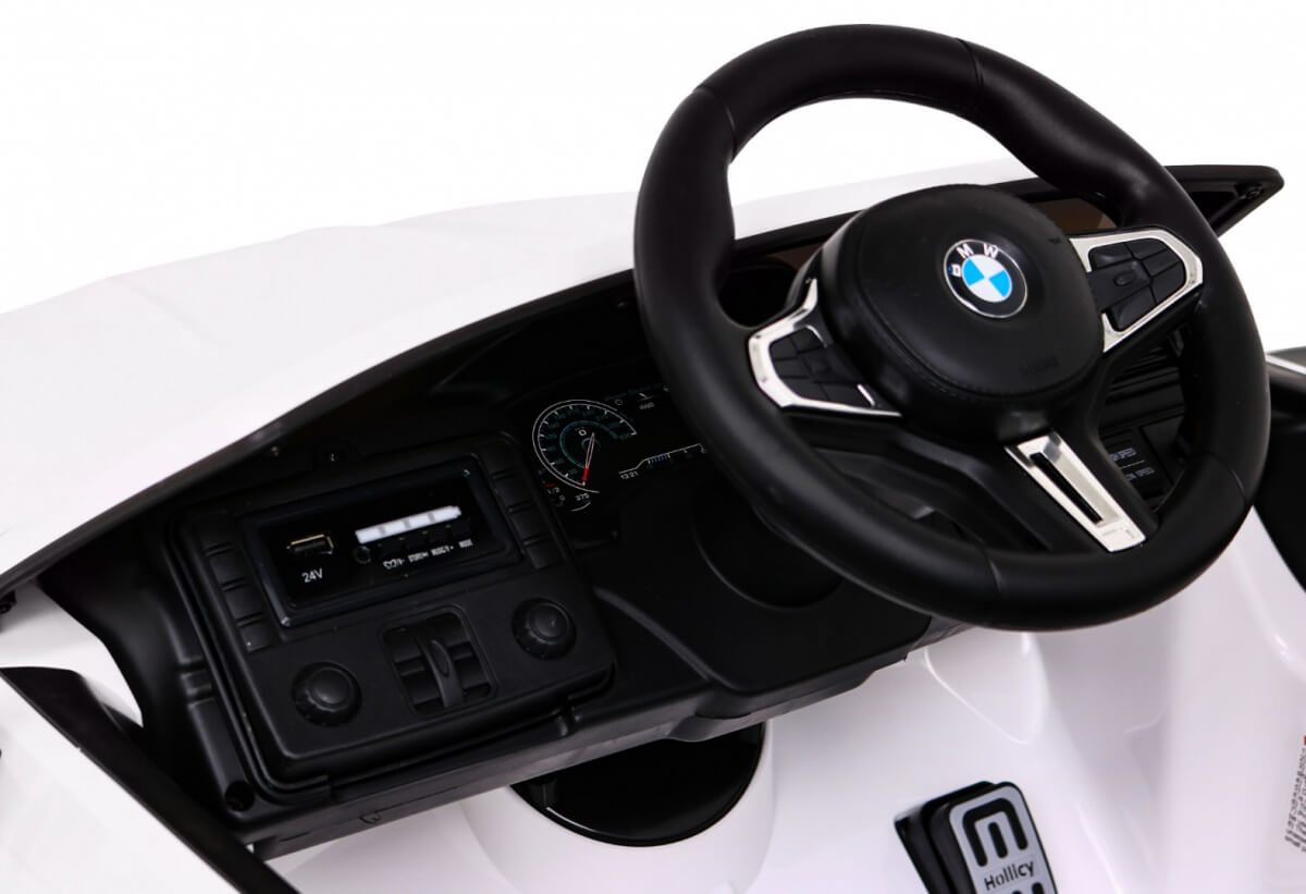 Masinuta Electrica BMW M5 F90 12V | Alb, Licentiata - imagine 5