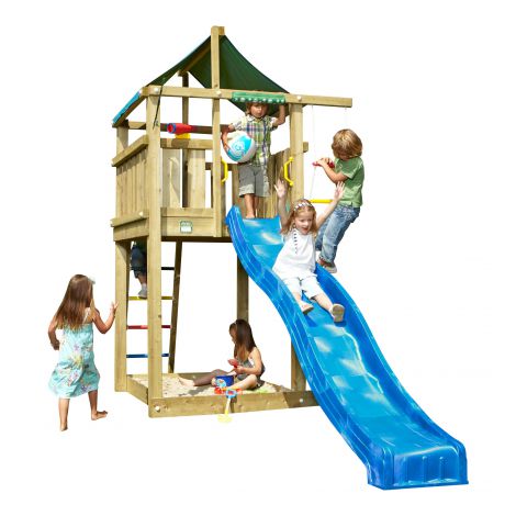 Spațiu de joacă Lodge JungleGym cu tobogan