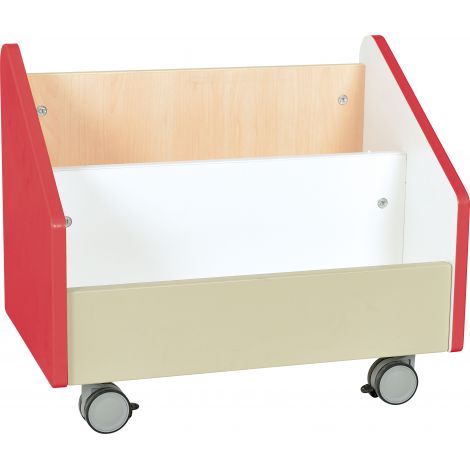 Cutie Quadro Rosu pe Roti - Moje Bambino