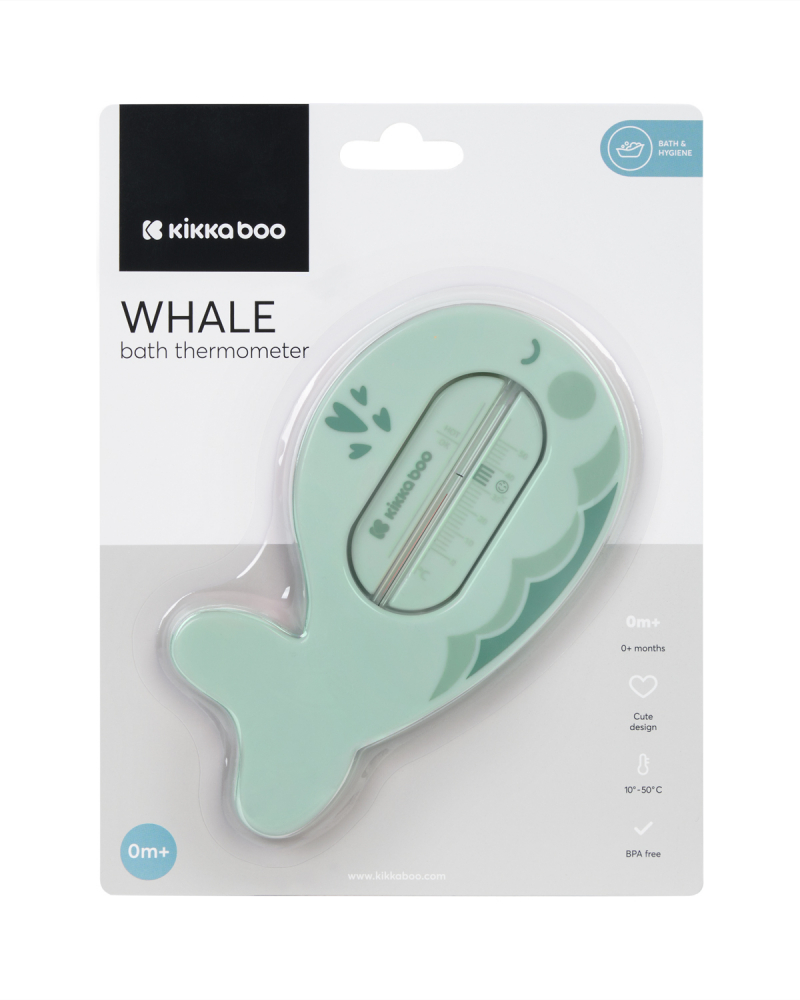 Termometru Baie-Cameră KikkaBoo Whale