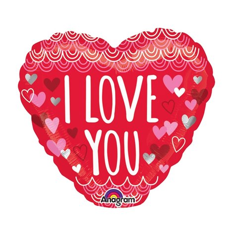 Balon Mini I Love You Amscan - Decor Romant