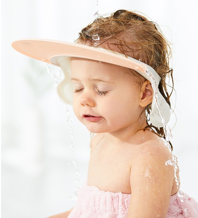 Protecție baie Little Mom Frog Pink, antilacrimi - imagine 6