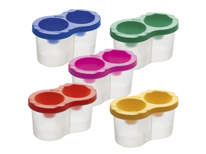 Pahar Dublu Pictură Panta Plast Anti-picare