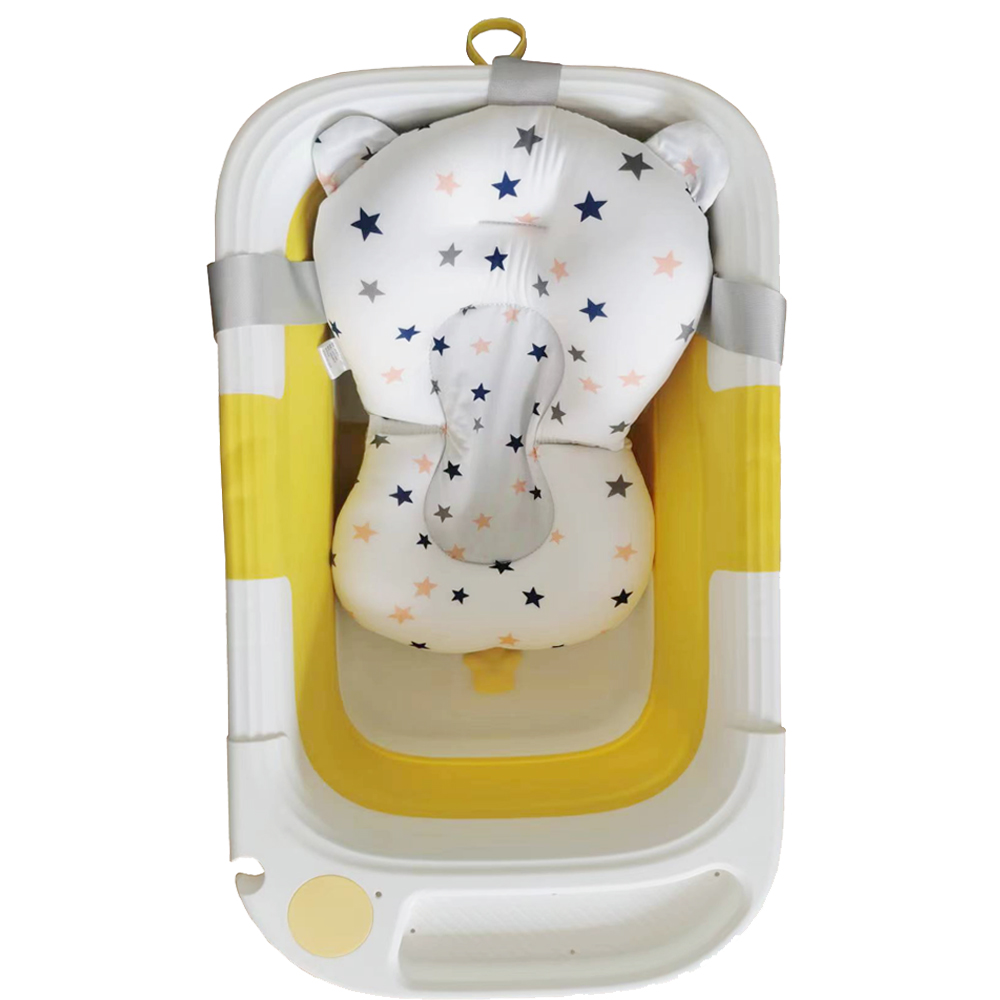 Cadită Little Mom Yellow Ultrapliabilă cu Hamac - imagine 5