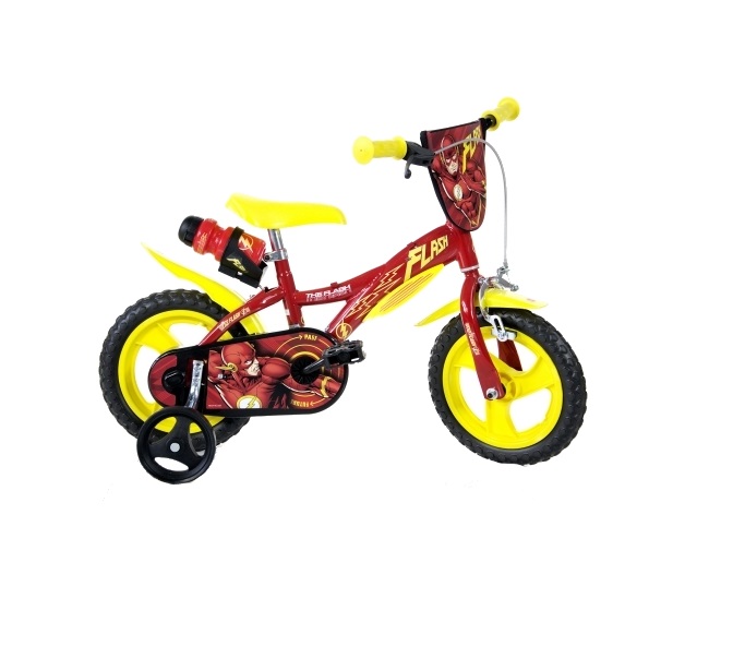 Bicicleta 12 Flash Dino Bikes, Silentioasă - imagine 3