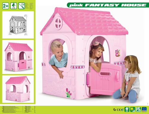 Casuta de joaca roz Feber 12221 pentru exterior - imagine 3