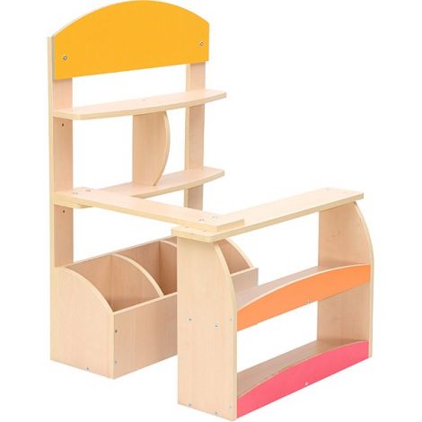 Stand cu Organizator Moje Bambino, MDF Artar - imagine 2