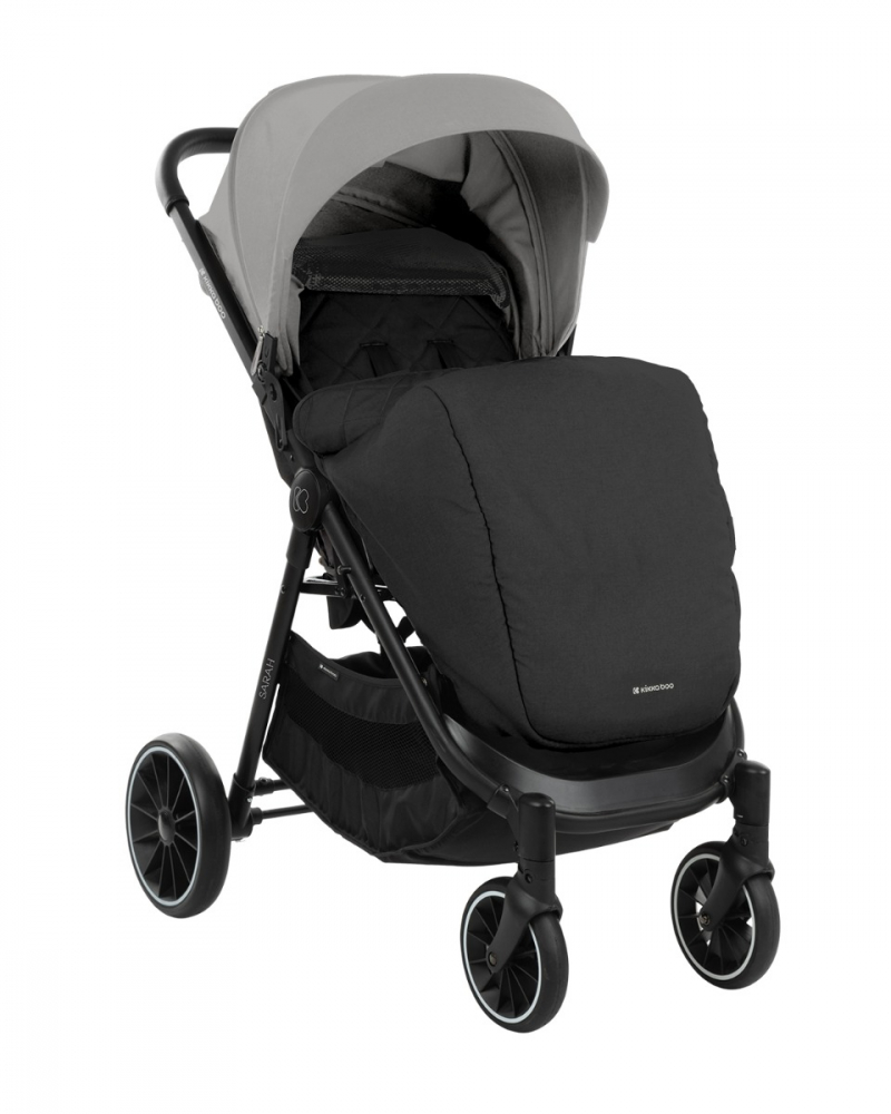 Carucior KikkaBoo Sarah Grey, 0-48 luni, Accesorii Incluse - imagine 7