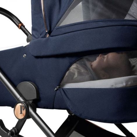 Carucior 3 in 1 Peg Perego Vivace Blue Shine - imagine 11