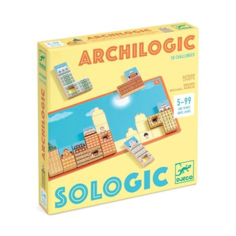 Joc Logic Archilogic Djeco - Puzle Arhitectură - imagine 4