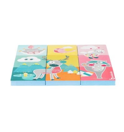 Badabulle Puzzle baie 9 piese - Jucarie educativa - imagine 2