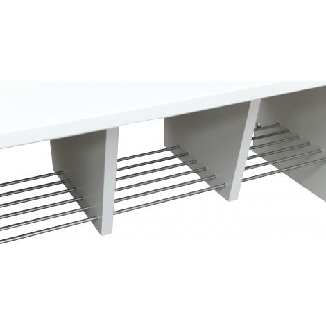 Vestiar Quadro 6 locuri Alb | Moje Bambino - imagine 2