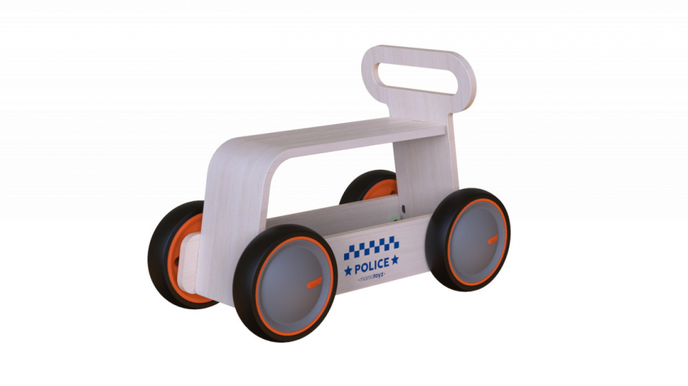 MamaToyz Politie DriveMe Wood 3 in 1 - imagine 5