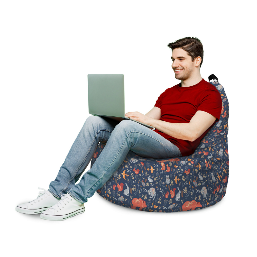 Fotoliu Puf Updeco Big Chill Prietenii Pădurii - imagine 3