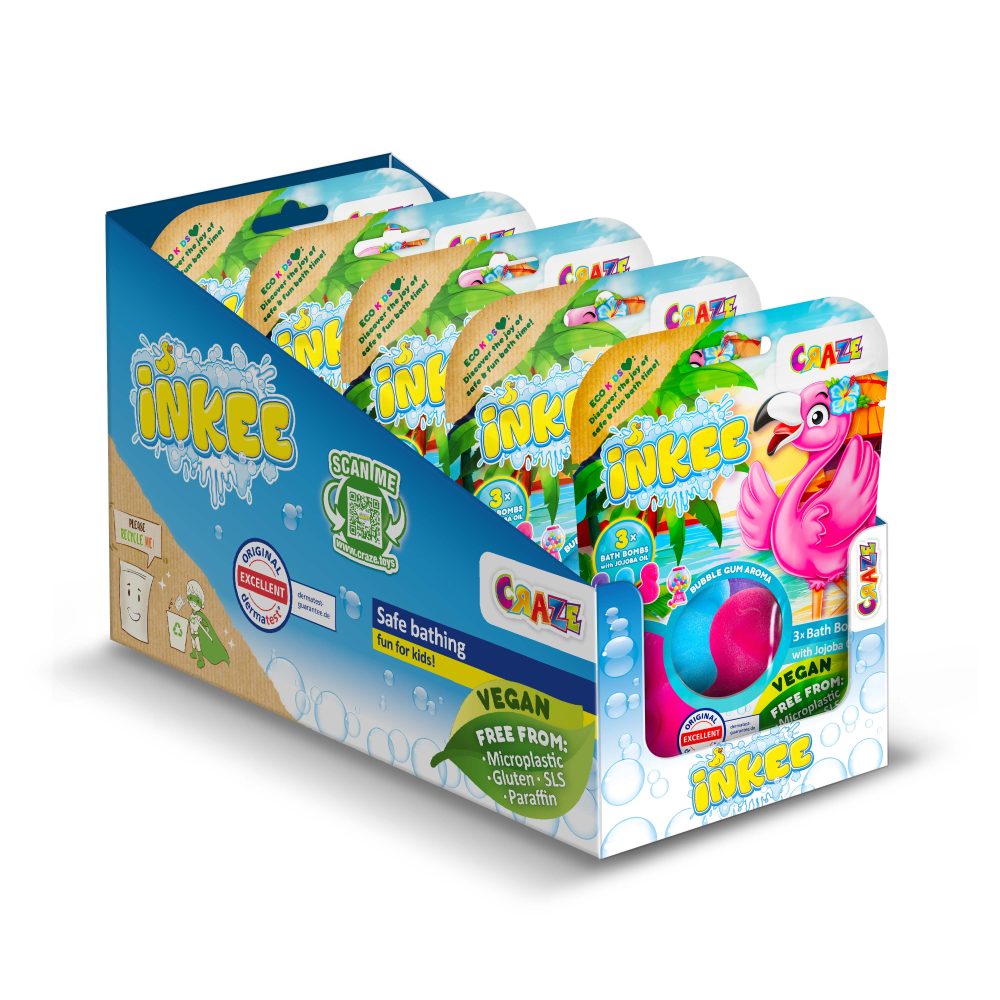 Bombe de Baie Inkee Flamingo | Relaxare și Culoare - imagine 3