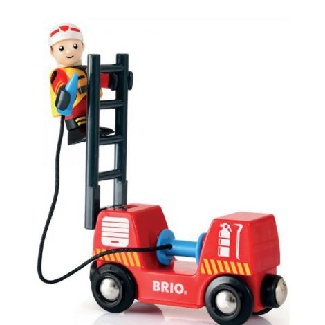 Set Pompieri BRIO 33815 - Trenulet Lemn - imagine 6