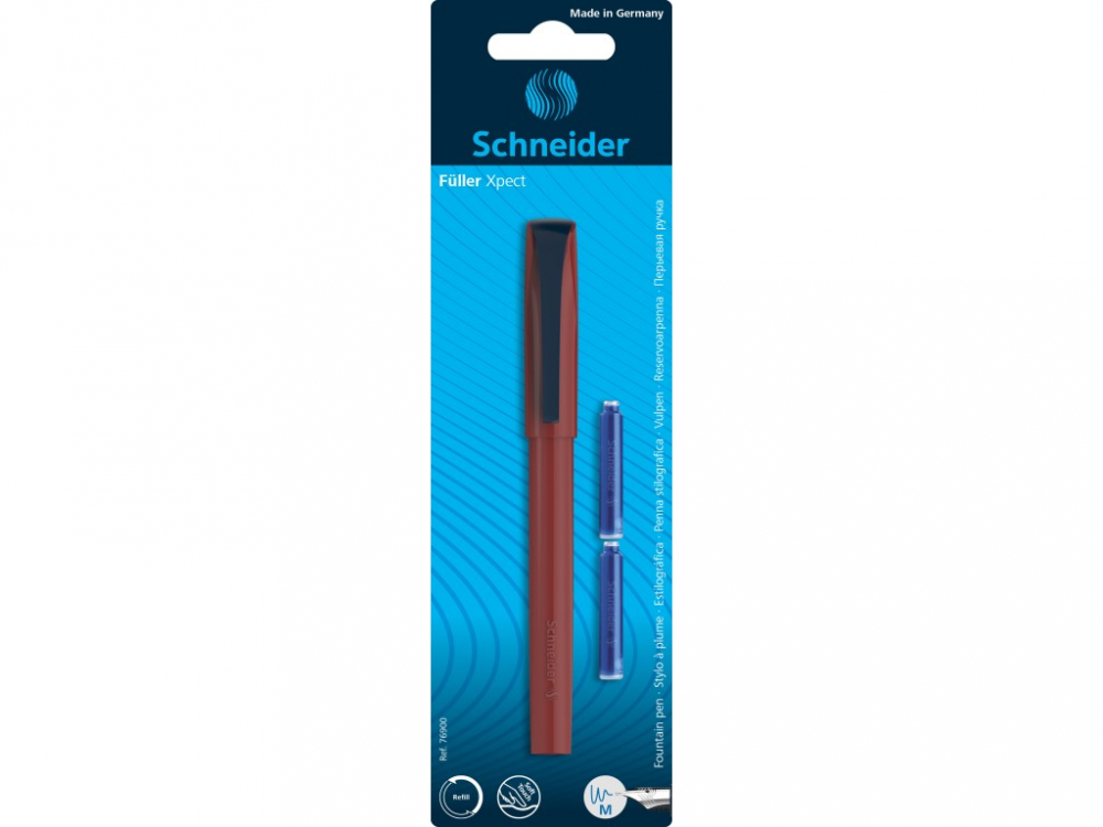 Stilou Schneider Xpect Vivaz, visiniu + 2 patroane