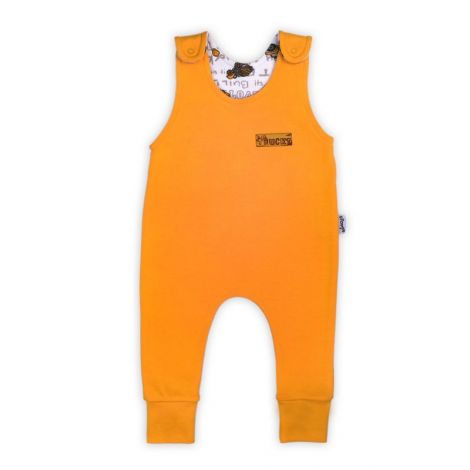 Salopeta Nicol Big Trucks Galbena 100% Bumbac