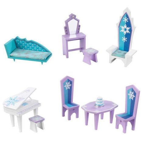 Casuta Frozen Kidkraft 65881 - Castel Lemn - imagine 3