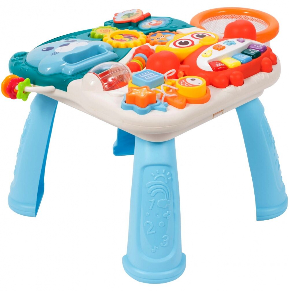 Antepremergator Malplay 2in1 cu Pian și Activități - imagine 13