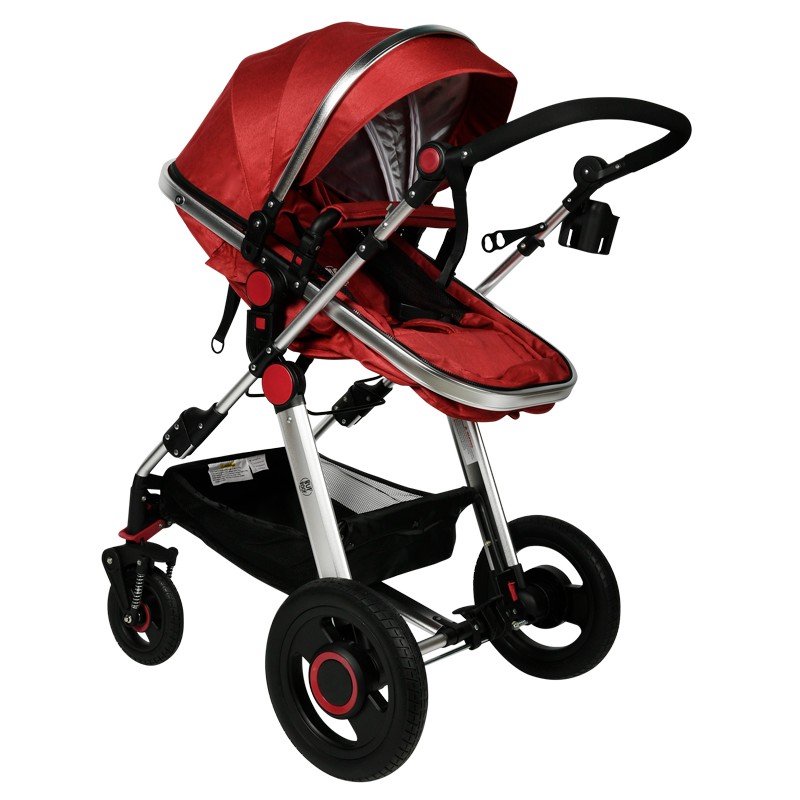 Carucior 2 in 1 Buf Boof S-18 Red Reversibil - imagine 2