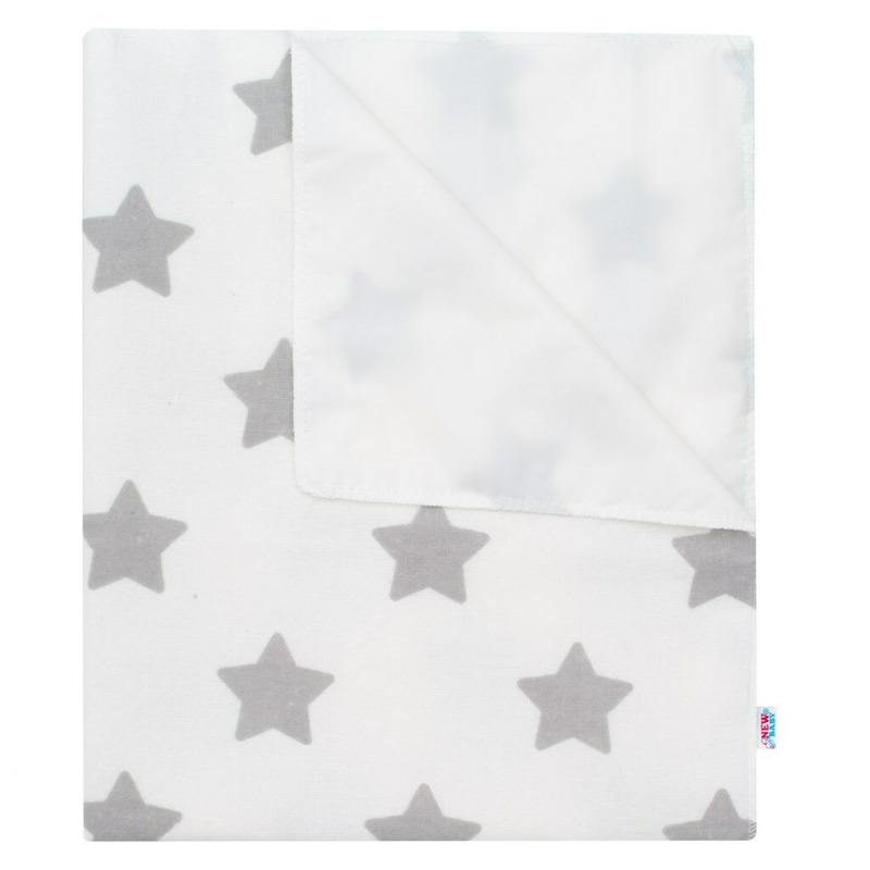 Scutec Impermeabil New Baby Flanel Stars - imagine 2