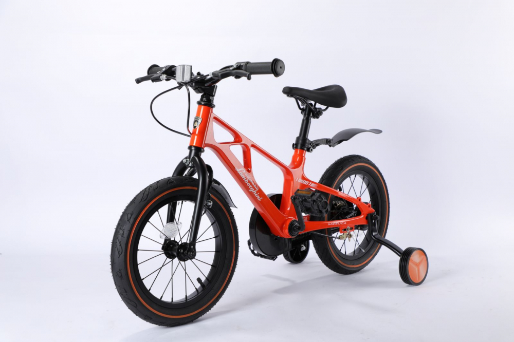 Bicicleta Lamborghini Magneziu 14" Portocalie Mesuca