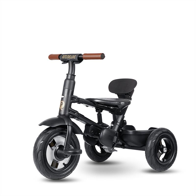 Tricicleta Qplay Rito Deluxe Pliabilă, Negru - imagine 5