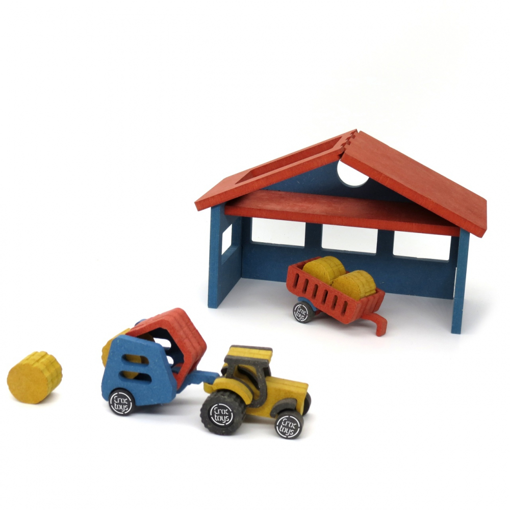 Set Constructie Ferma Croc Toys