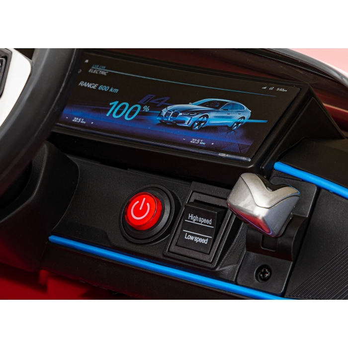 Masinuta Electrica BMW i4 Rosu 50W cu Telecomanda - imagine 8