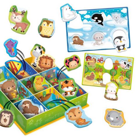 Lisciani Cutie Montessori Animale - Joc Educativ - imagine 2
