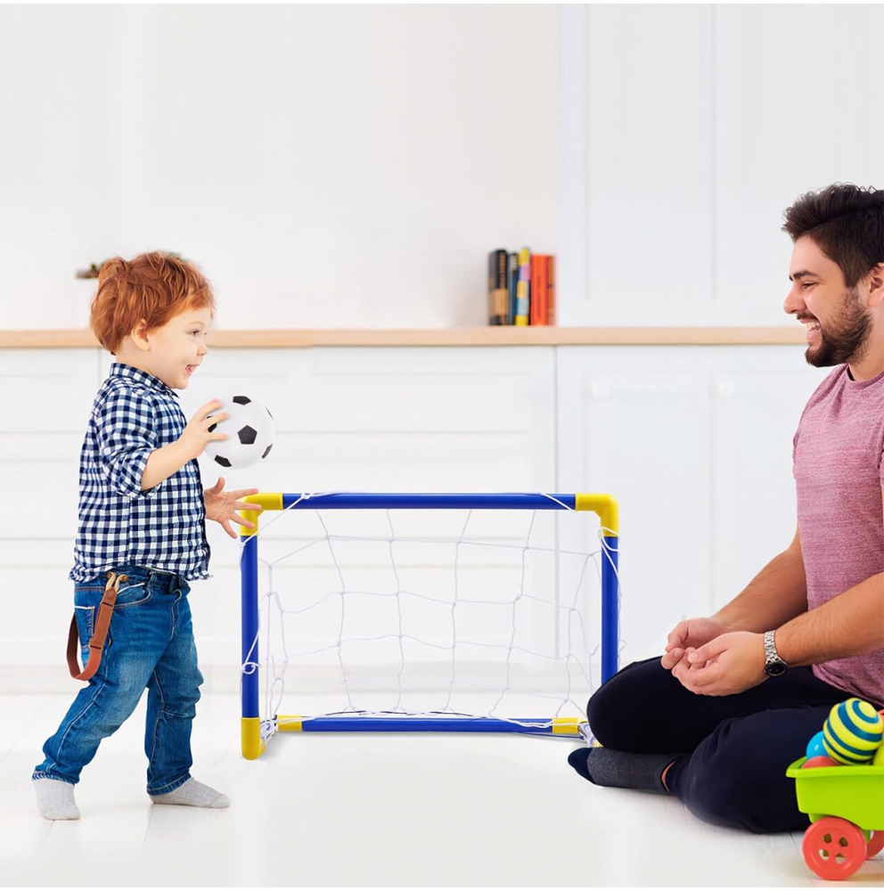 Set Poarta Fotbal Malplay cu Minge si Pompa - imagine 2