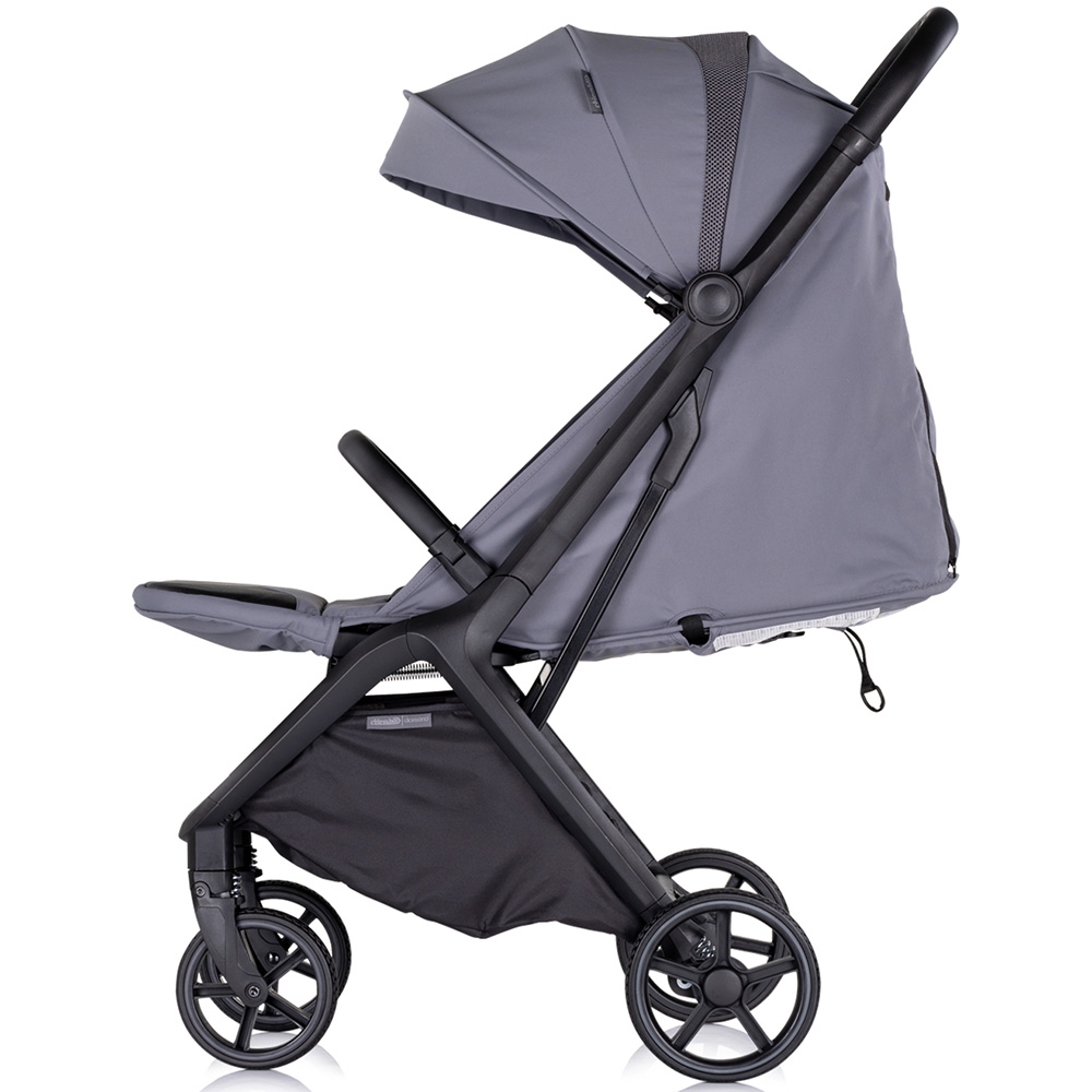 Carucior Chipolino Diamond Grey, Cadru Aluminiu - imagine 2