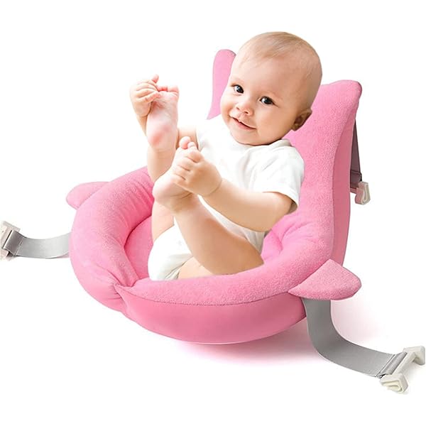 Hamac Baie Little Mom Pink, Fixare 4 Puncte - imagine 6