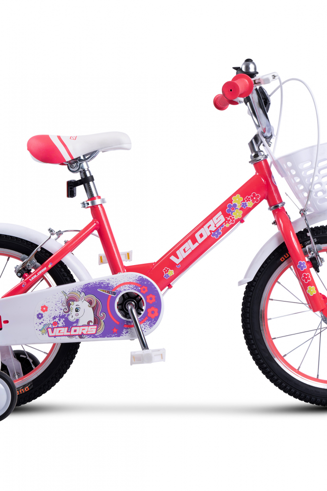 Bicicleta Velors Roz 18" | Primul Pas în Siguranță - imagine 4