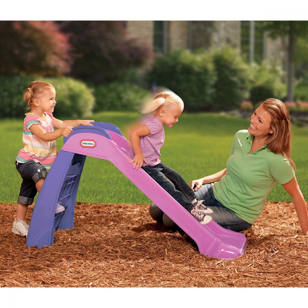 Tobogan Little Tikes Roz, Primul Tobogan Exterior - imagine 3