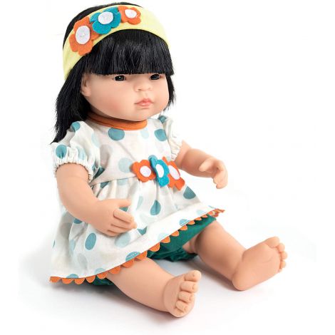 Papușă Asiatică Fată 38 cm Miniland - Anatomică - imagine 6