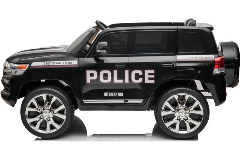 Toyota Land Cruiser Police Black, Electrică, 2.4GHz - imagine 4